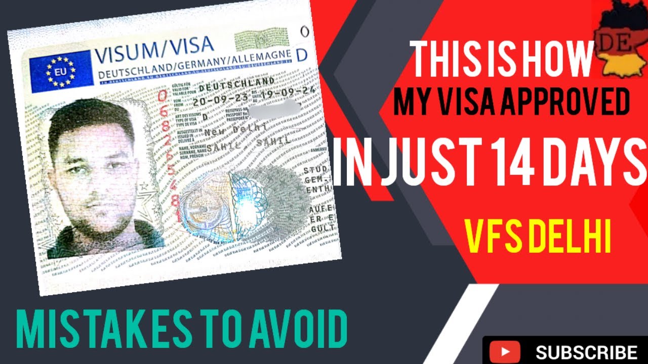 This is how I got my German student visa in just 12 Days | VFS Delhi | Tips & Mistakes to avoid