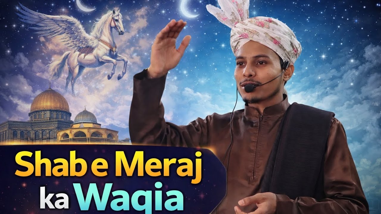 Shab e Meraj Ka Waqia | Miraj-un-Nabi ﷺ Ka Hairat Angez Safar | Full Bayan
