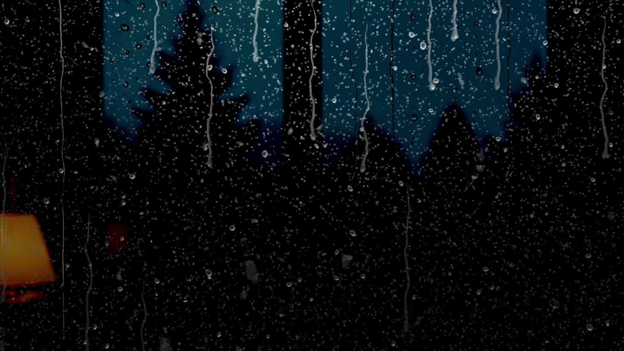 Peaceful Rainstorm with Gentle Thunder BLACK SCREEN | Sleep Relaxation Dark Screen Audio