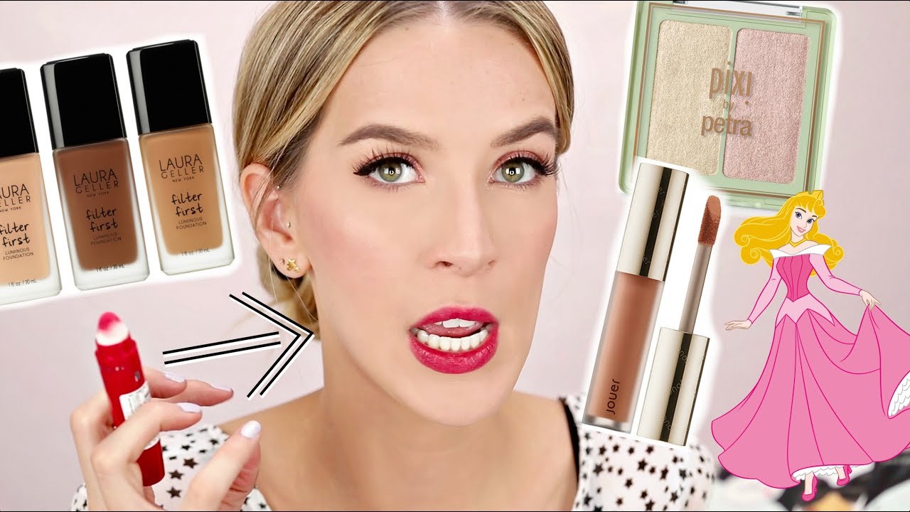 TRYING NEW MAKEUP GRWM + WEAR TEST + SLEEPING BEAUTY TEST | LeighAnnSays