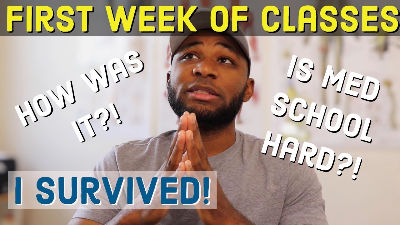 First Week of Medical School Classes | Is Med School Hard?