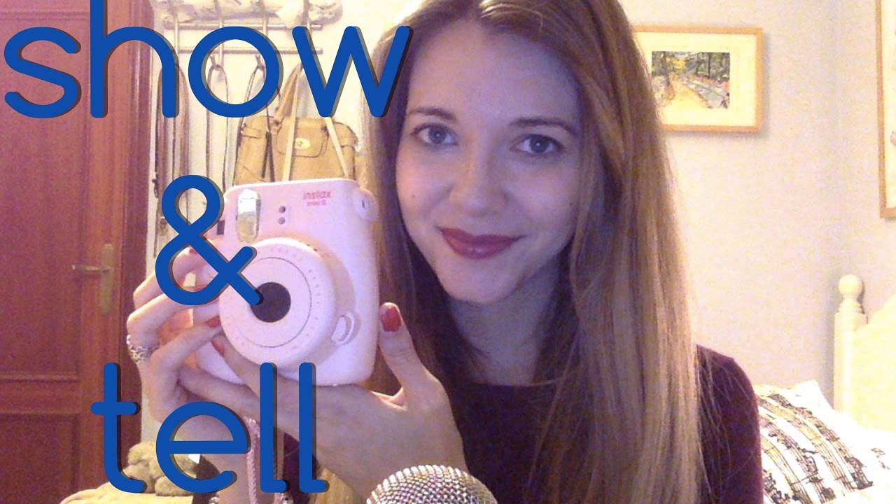 ASMR Tapping, scratching. Show and tell. En español