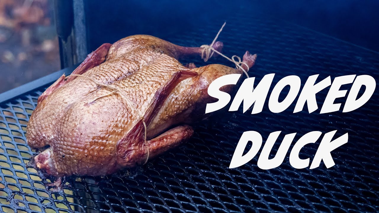 SMOKED DUCK - smoking a whole duck in an offset smoker