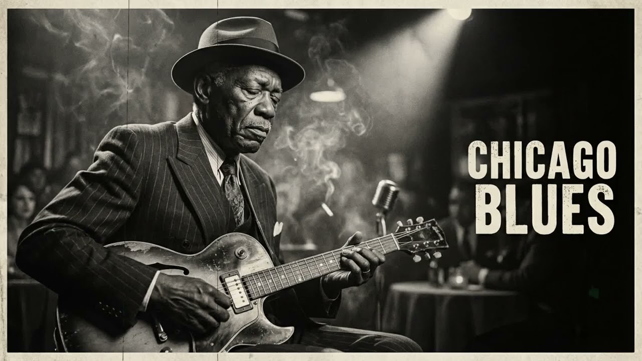 Chicago Blues for Sleep & Study – Gentle Slow Guitar, Vol. 059