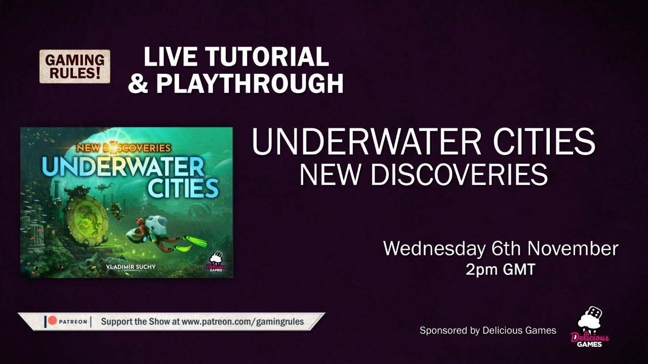 Underwater Cities: New Discoveries - Tutorial and Playthrough video from Gaming Rules!