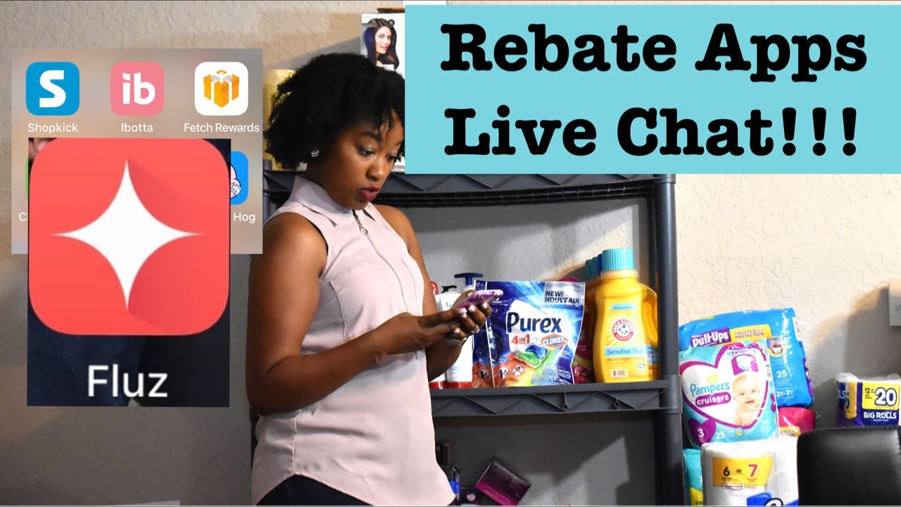 Rebate App Live Chat! Get some Free Money with Fluz, Fetch & Ibotta💰💰💰