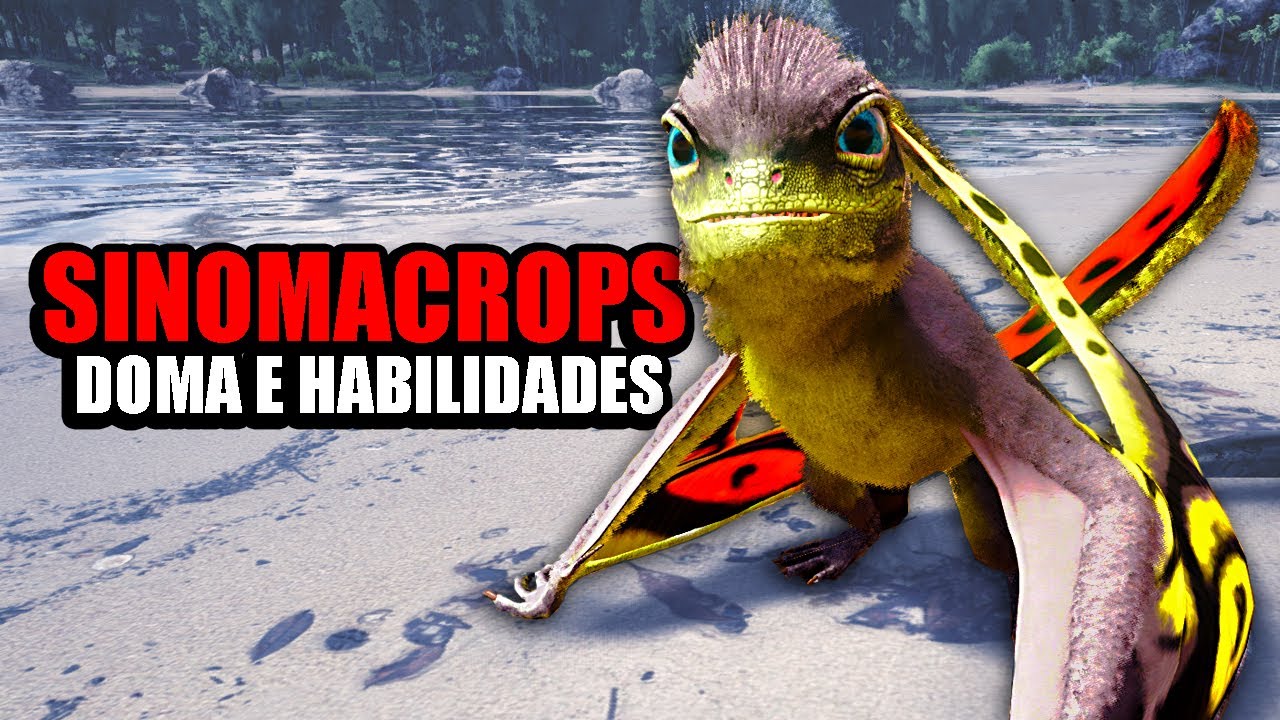 SINOMACROPS - DOMA E HABILIDADES - PRIMEIRAS IMPRESSÕES - ARK LOST ISLAND