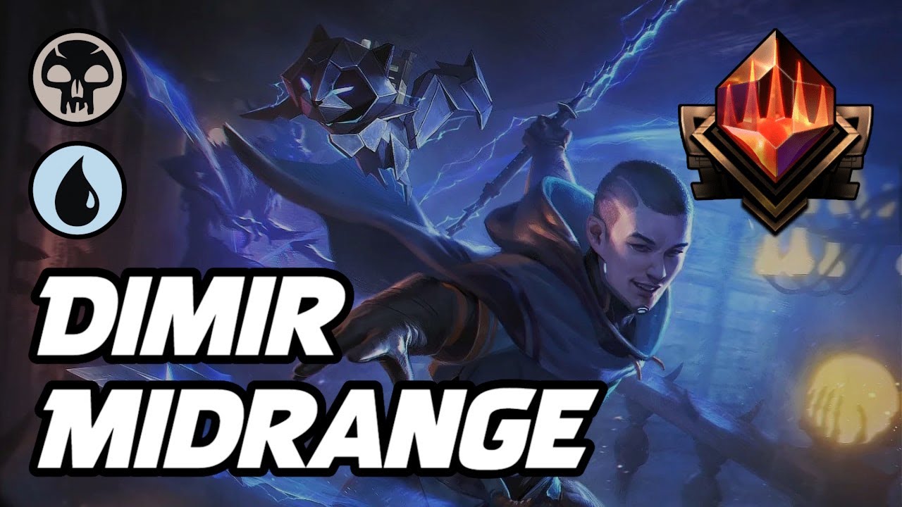 Jugando en Mítico con Dimir Midrange MTG Arena Estándar