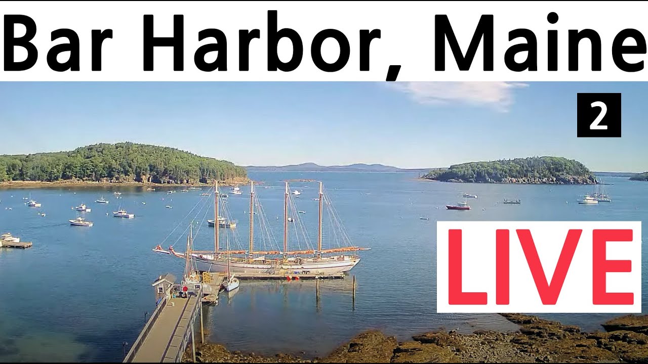 Bar Harbor, Maine - North View - Bar Harbor Inn