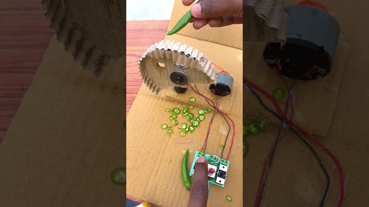 High speed green chilli cutting machine Diy home 