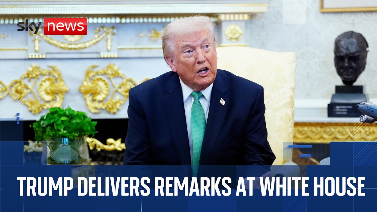President Trump participates in Shamrock Bowl Presentation