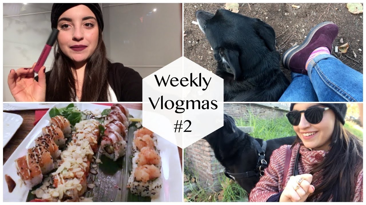 Weekly Vlogmas #2 - alberi di natale, sushi da Temakinho e passeggiate nei parchi! | Giorgia Turco