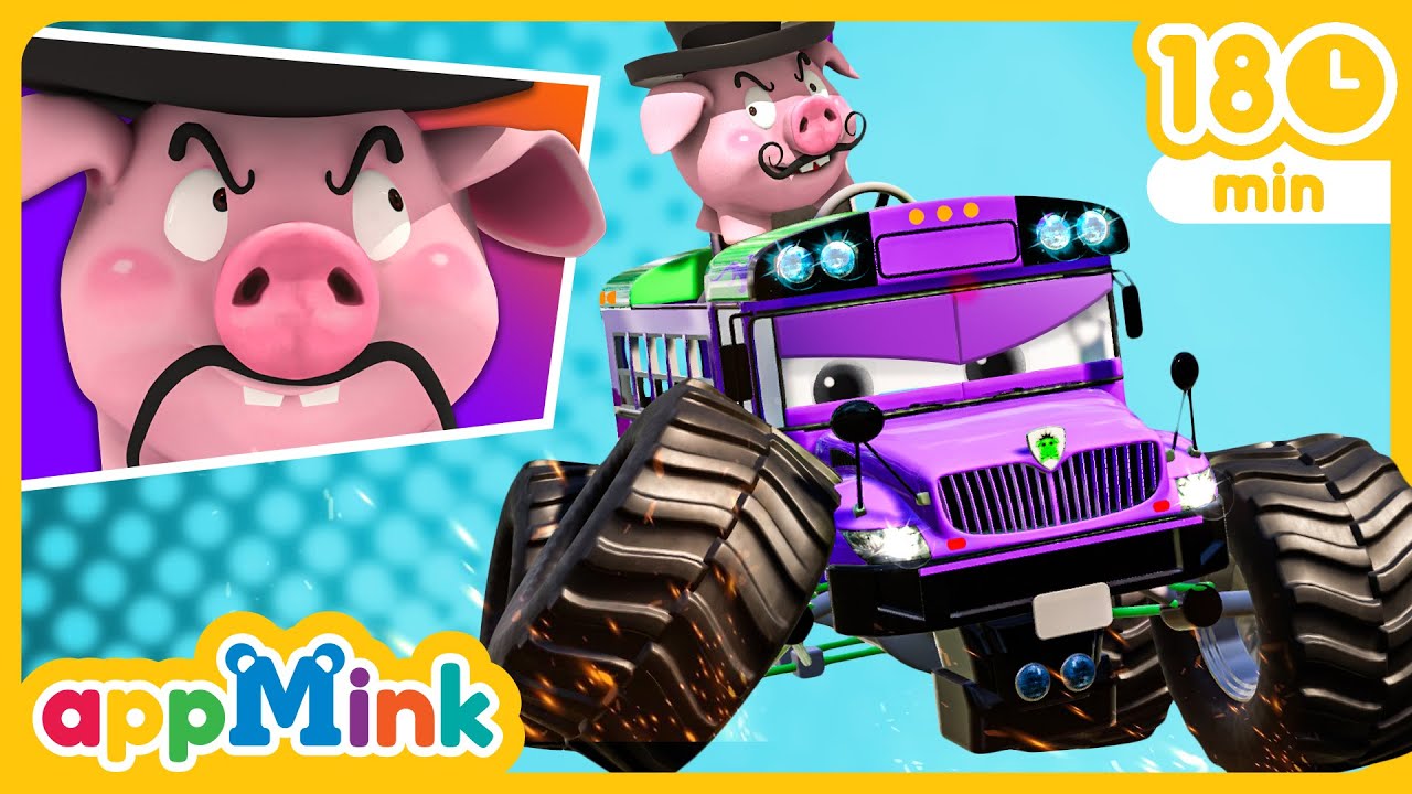 🏁🚗🏎️Race to the Finish Line: 🐹 Mink vs. dr.Evil Pig🐷😈👨&zwj;⚕️ #appmink #nurseryrhymes #kidssong