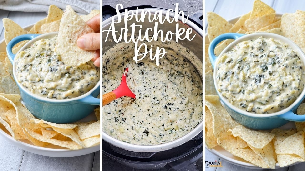 Instant Pot Spinach Artichoke Dip