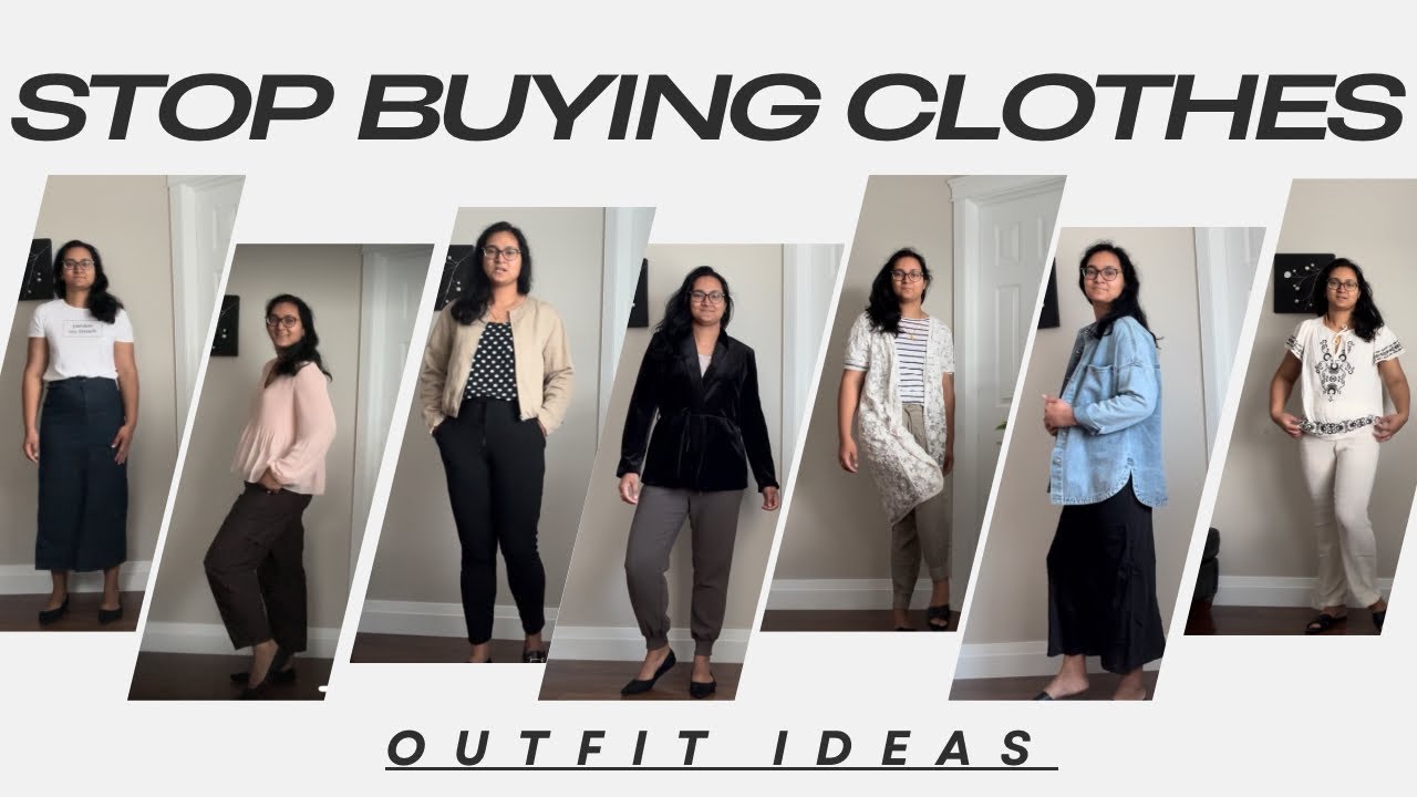 7 Outfit Ideas- Save Money Shop Your Closet- #ootd #ootdguide #outfitideas 