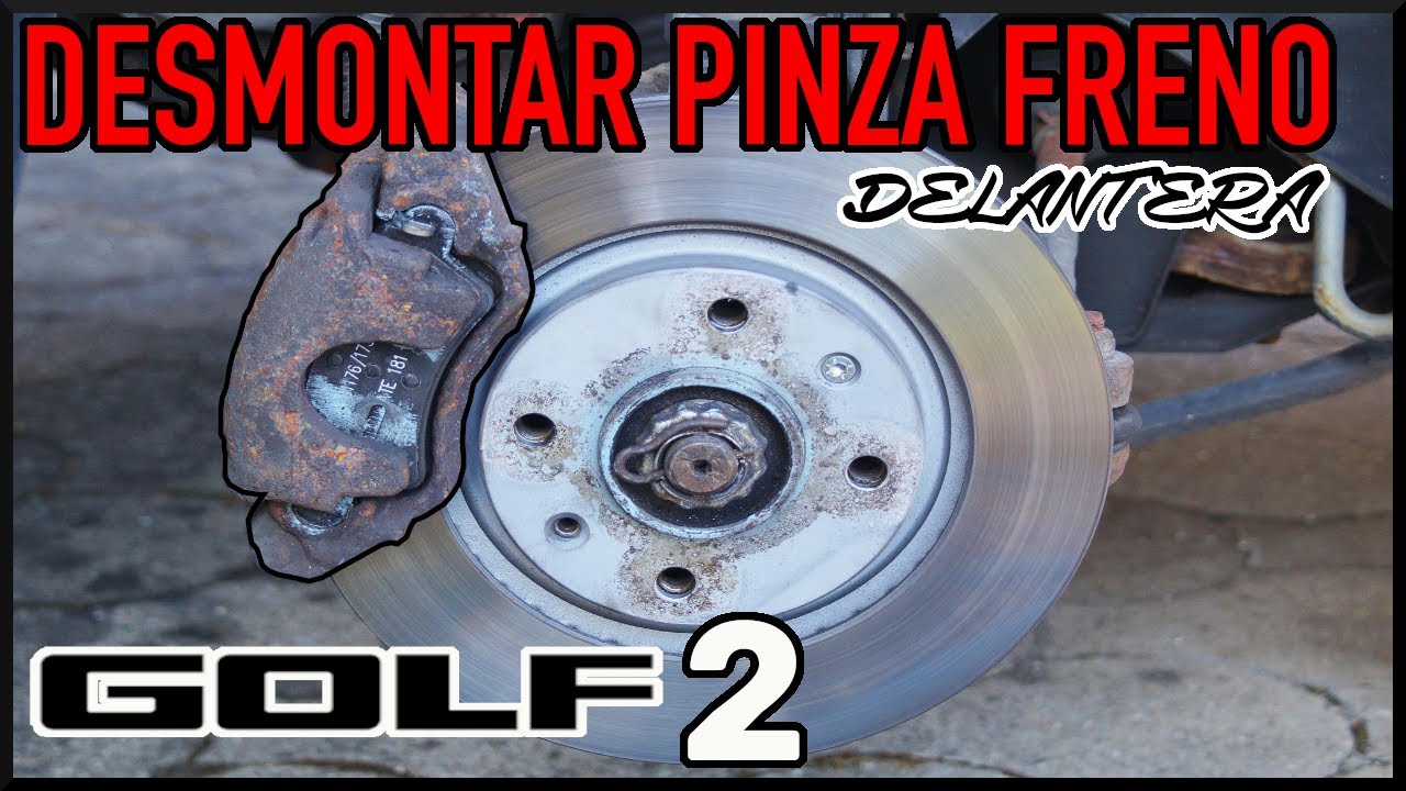 como DESMONTAR PINZA DE FRENO GOLF mk2 JETTA A2 Caribe A2 RABBIT