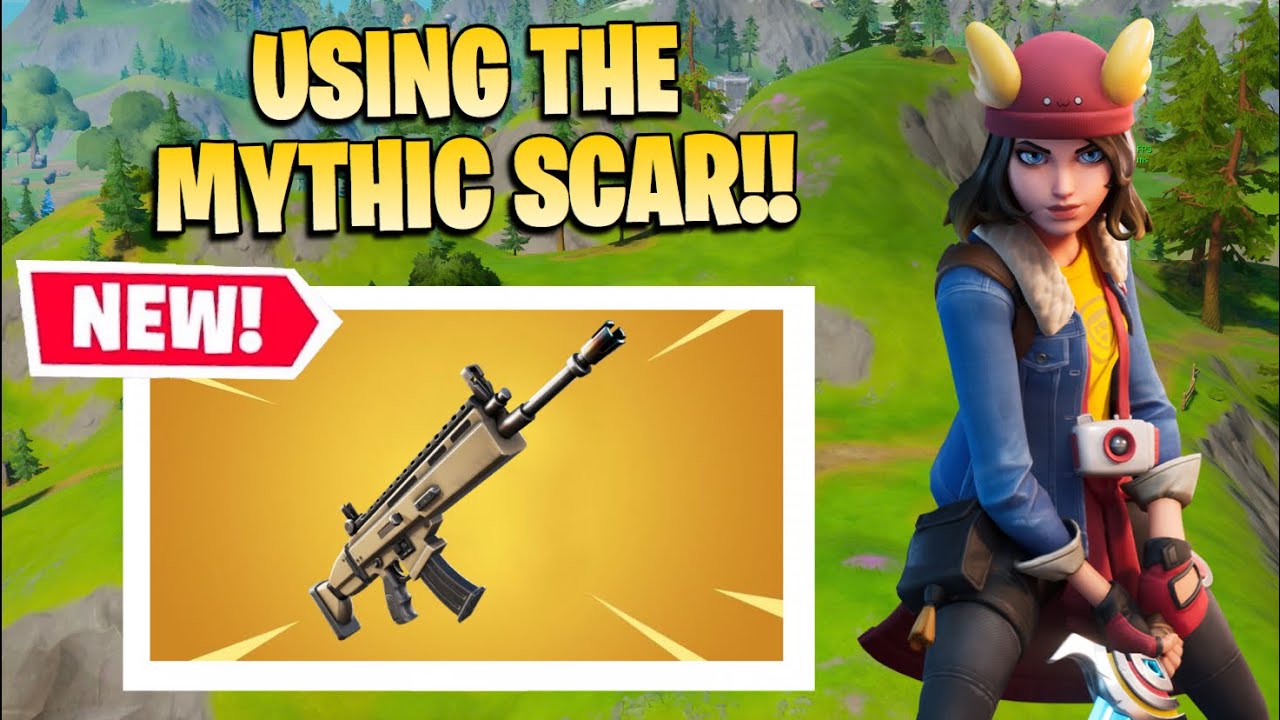 The MYTHIC Scar!! Sweaty Solos!! - Fortnite: Battle Royale Gameplay