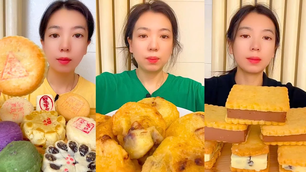 Traditional Chinese Homemade Food Eating Show | Buns Noodles & Desserts Mukbang #34