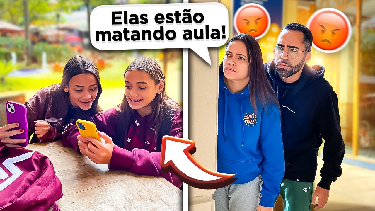 PEGUEI A MILLENA E MANU MAIA MATANDO AULA *fiquei brava*