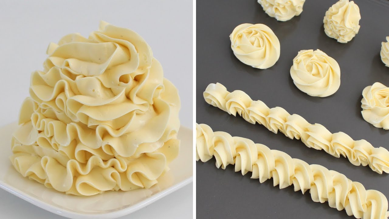 How to Make PERFECT Buttercream Frosting 3 Ingredients Silky Smooth Pipes Like a DREAM! Vanilla
