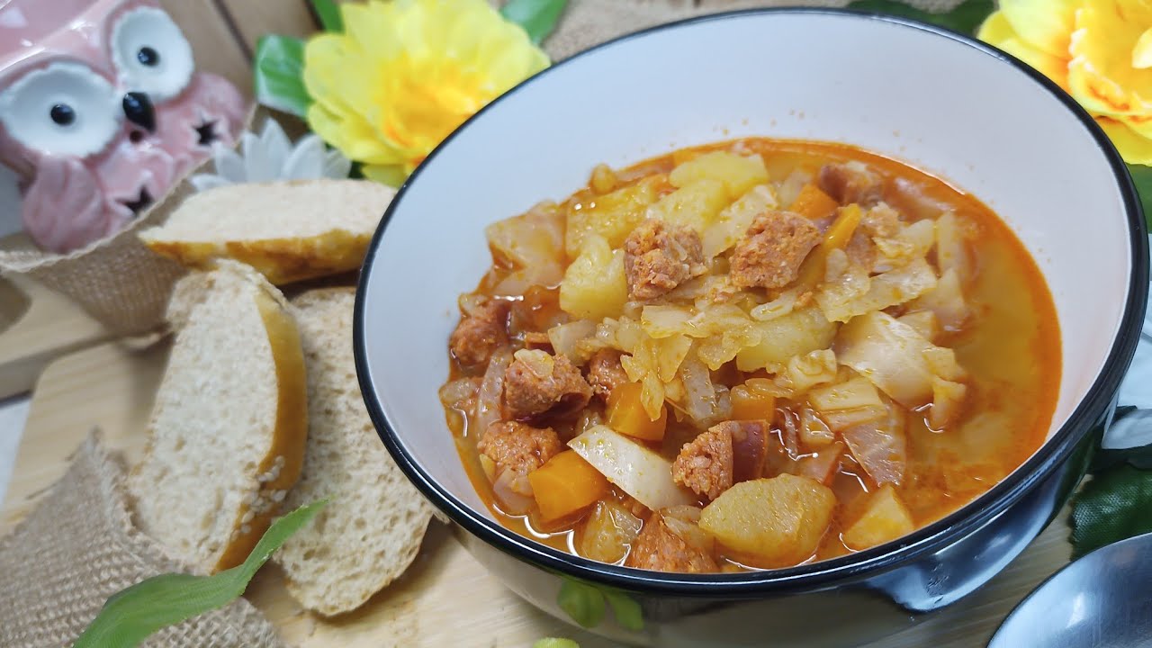 🥬 Hustá kapustová polievka – plná vitamínov a sýta! 😋