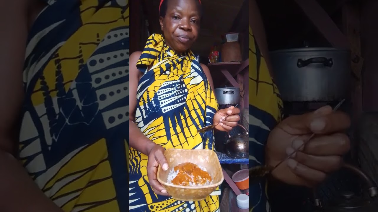 Cooking rice and beans in my local kitchen 😀