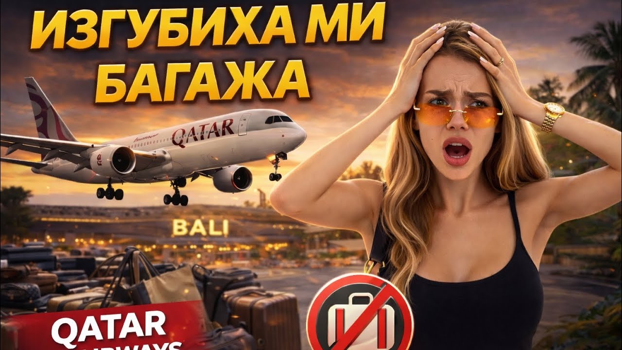 QATAR МИ ИЗГУБИХА БАГАЖА... ШОПИНГ И UNBOXING | ANDREA TRAVEL 