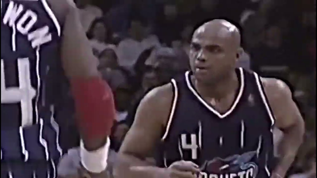Charles Barkley was a beast in the post