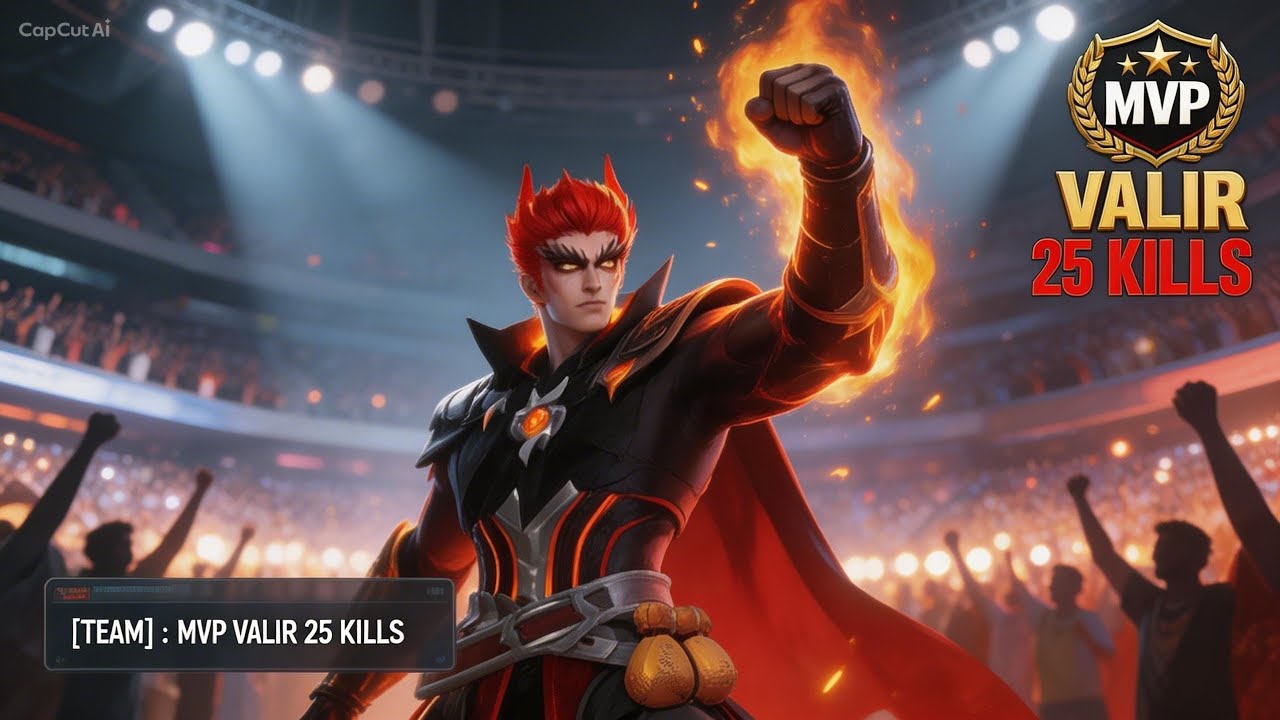 MVP! VALIR 25 KILL IN RANK BEST GAMEPLAYER 