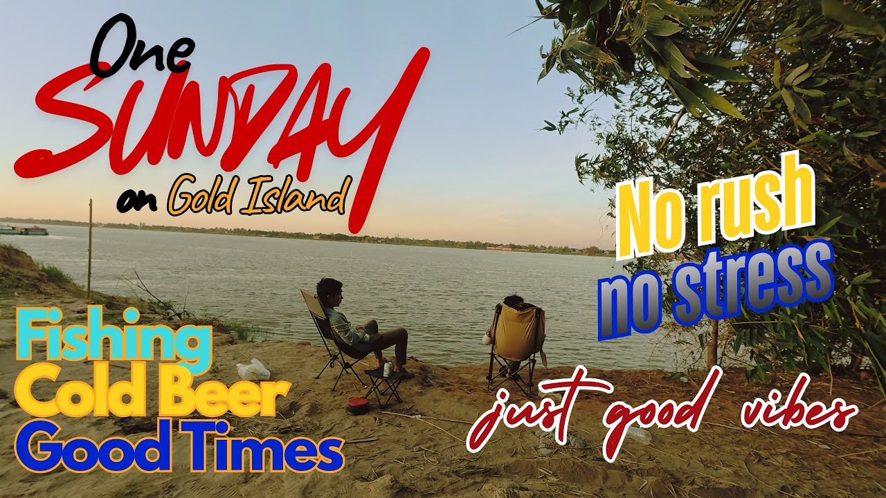 Fishing, Beer & Friendship | Sunday on Gold Island, Cambodia