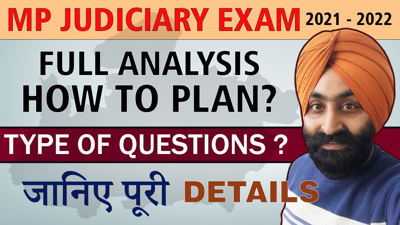 MP judiciary exam preparation | Full Syllabus Analysis | MPCJ-II Strategy 2021 2022