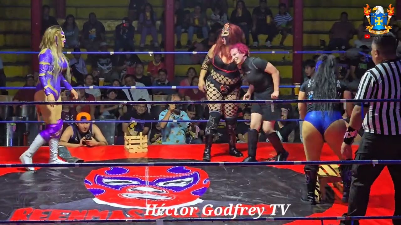 SADIKA VS BENGALEE VS REYNA OSCURA VS KSENIA LA RUSA. DUELO 3XTR3MO DE MUJERES. REENMASCARANDO