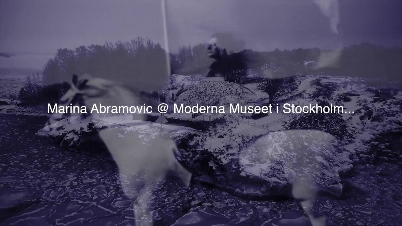 Marina Abramovic@Moderna Museet