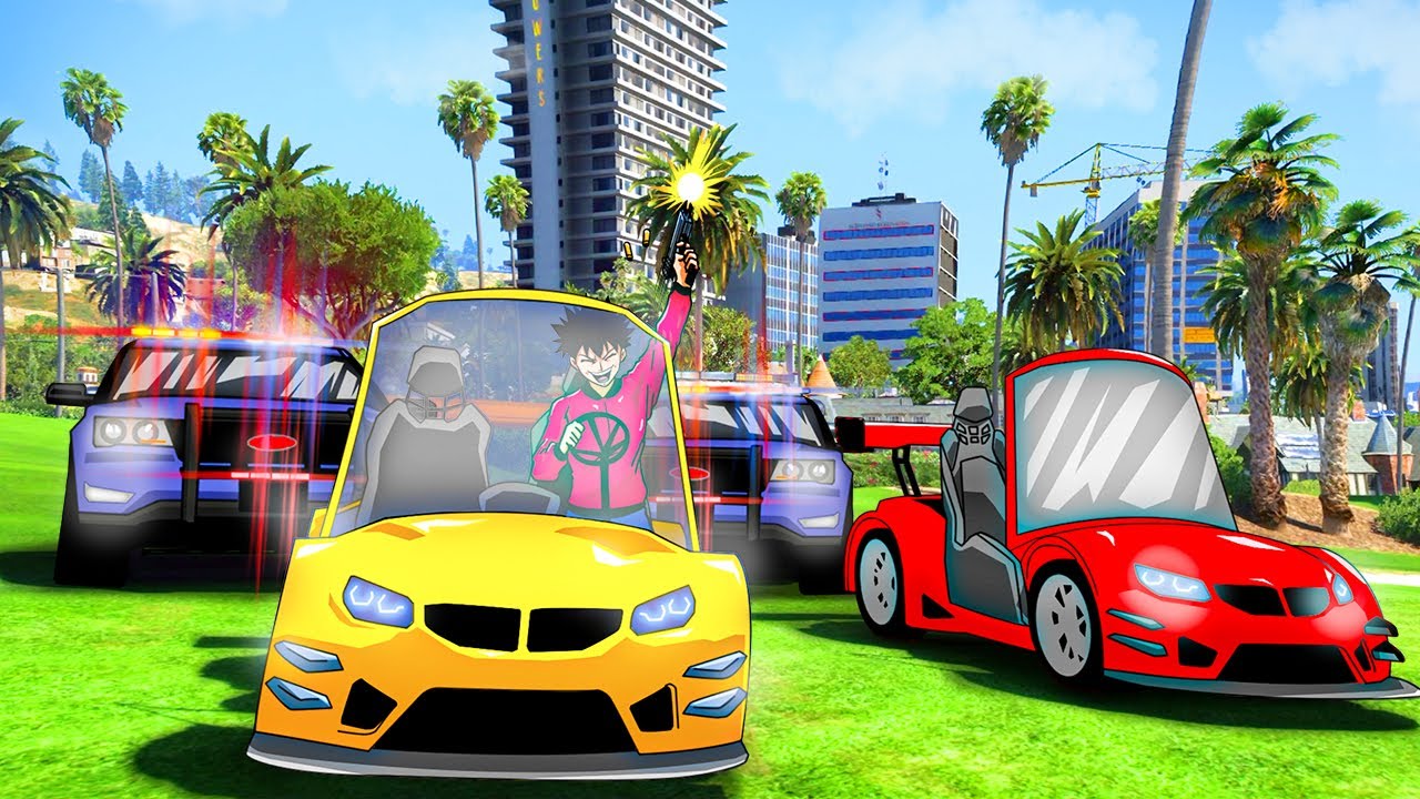 Trolling Cops with Tiny 2500HP Cars in GTA 5 RP!