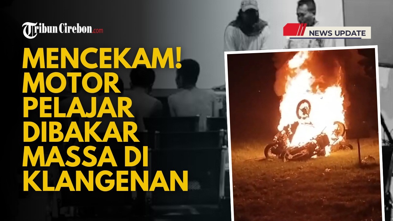 Mencekam! 24 Pelajar Geng Motor Diamankan di Cirebon, Satu Unit Motor Hangus Dibakar