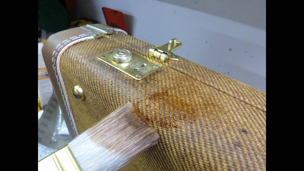 Fender custom vintage relic G&G tweed case aging part 1 (color & rust)