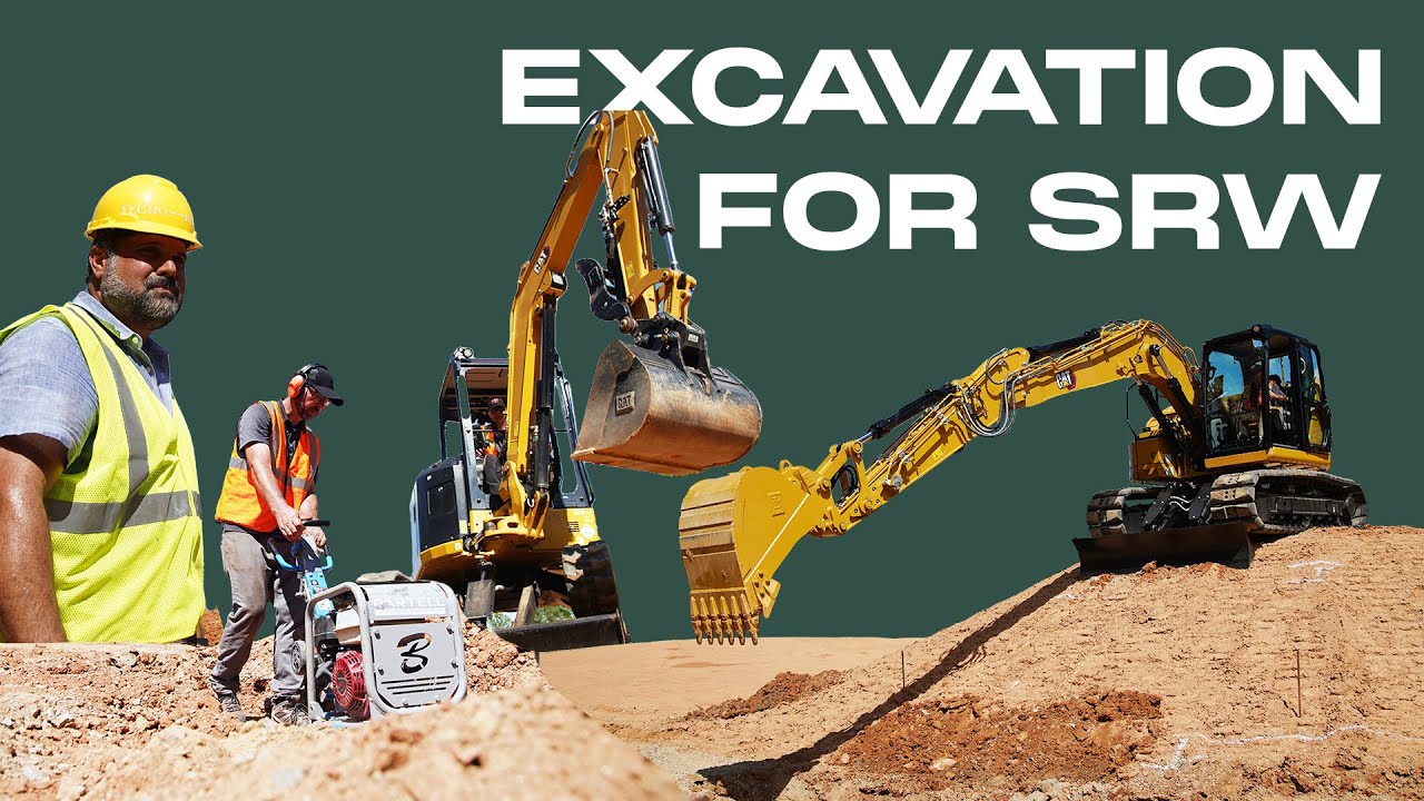 How to excavate for a Segmental Retaining Wall