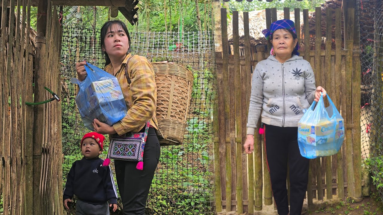 The cruel mother-in-law gave the single mother a gift for taking care of her when she was sick.