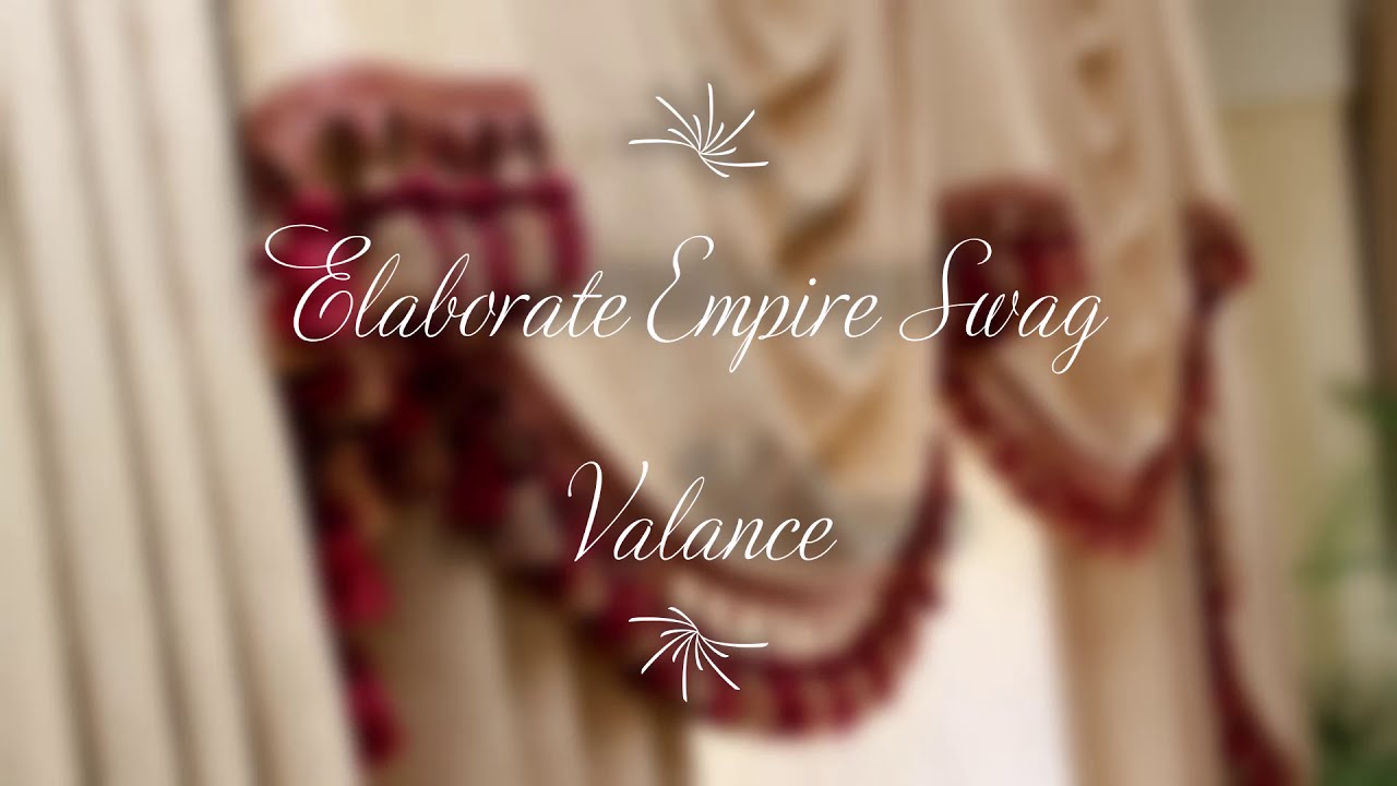 Swag Valance & Jabot Valance - Swags Galore - Swags & Jabots