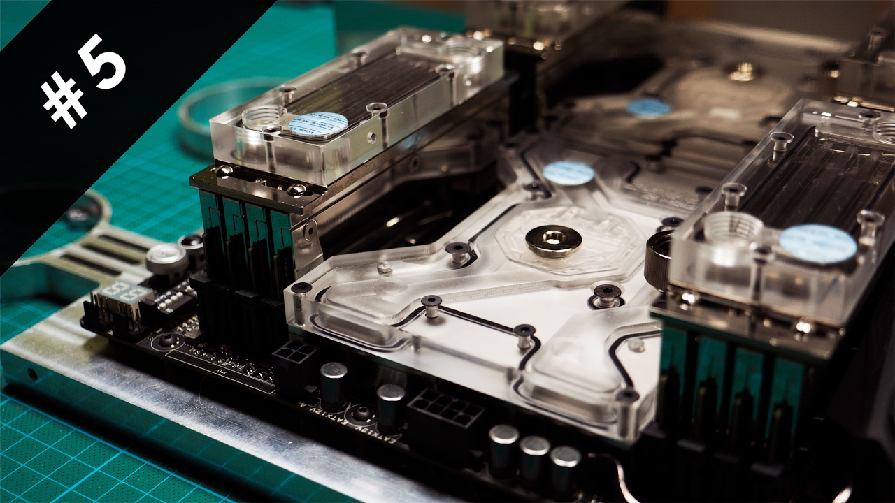 project Wing X99 - Water Cooling, Case Surface Treatment & modding! (#5)