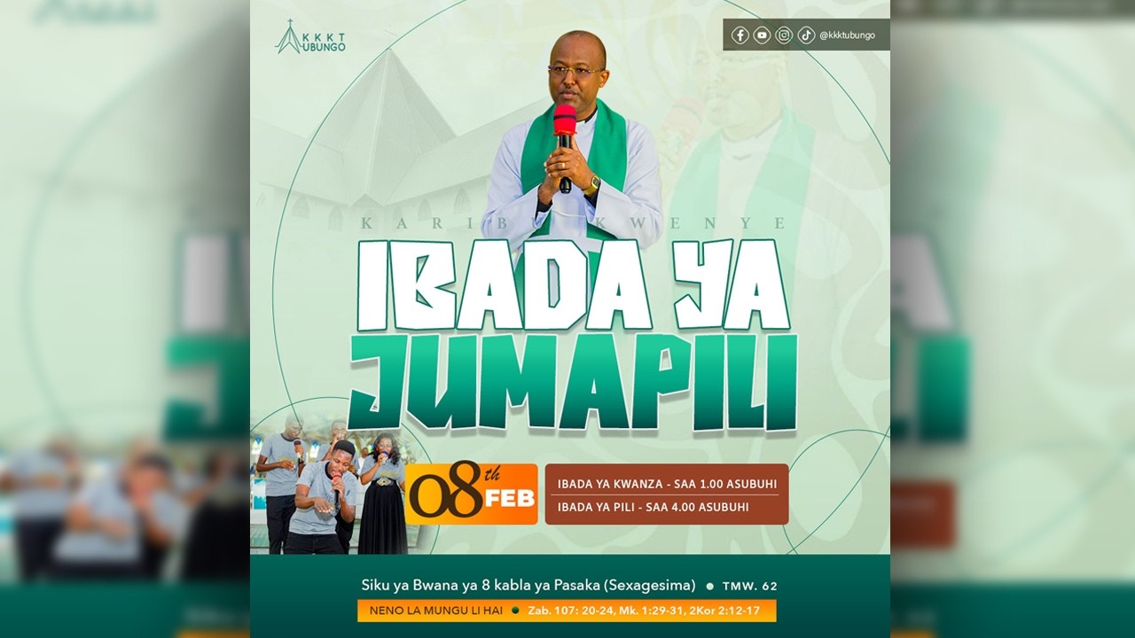 IBADA YA JUMAPILI  08 02-2026.
