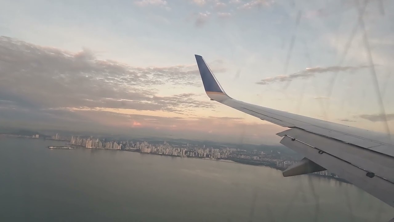 Early Morning Landing at Panama City Tocumen International Airport