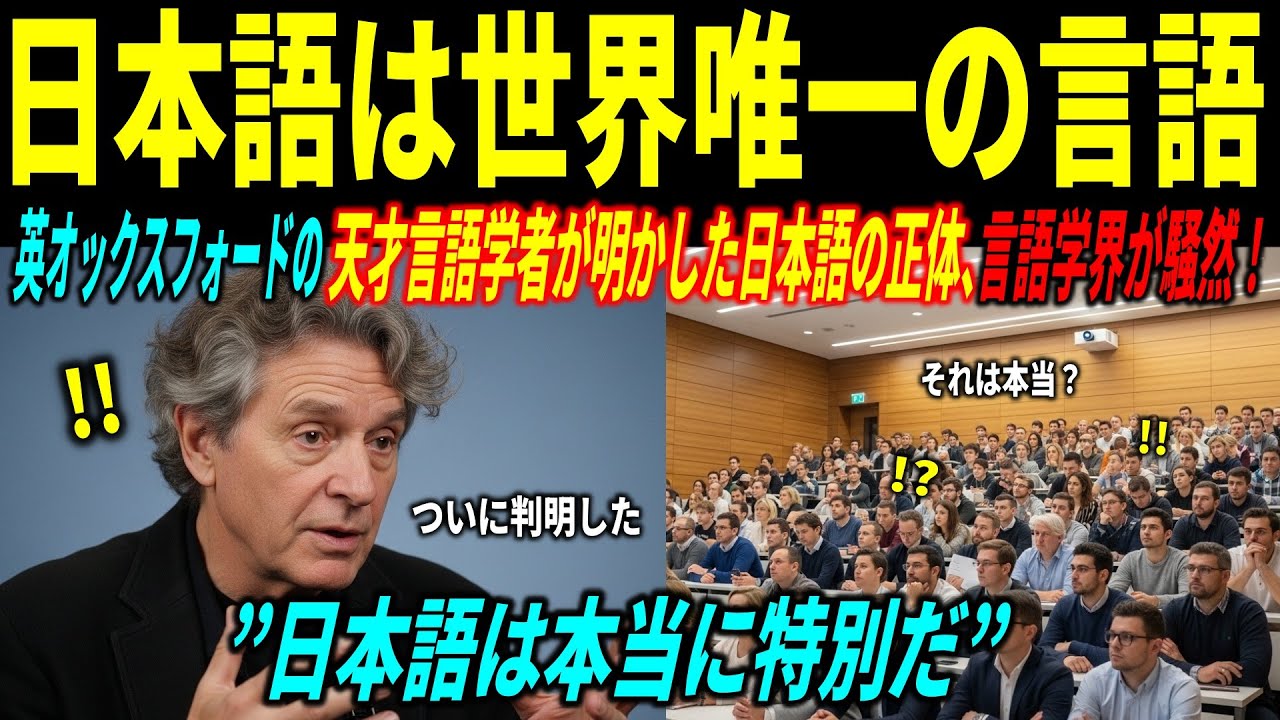 【海外の反応】「10秒で日本の文字を覚えました」オックスフォード大学の天才言語学者が驚愕！日本の古代文字が現代技術より優れている理由