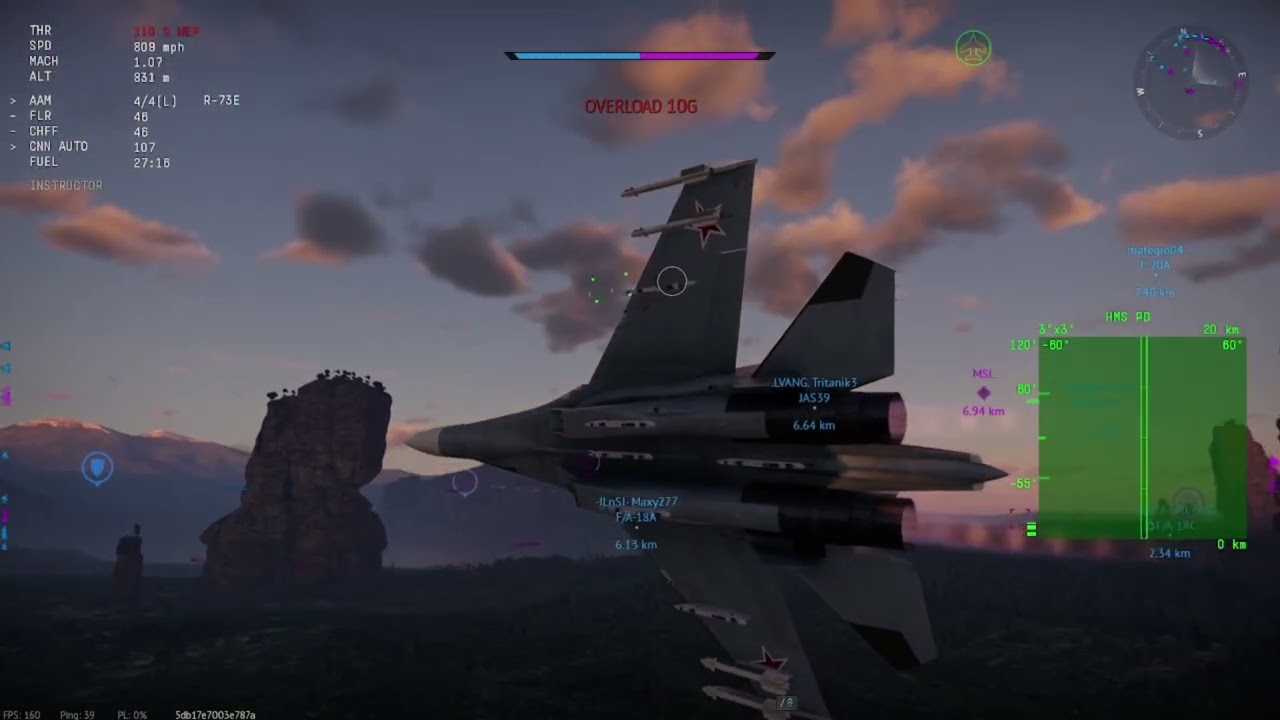 Su30mk2 gameplay W cinematic 