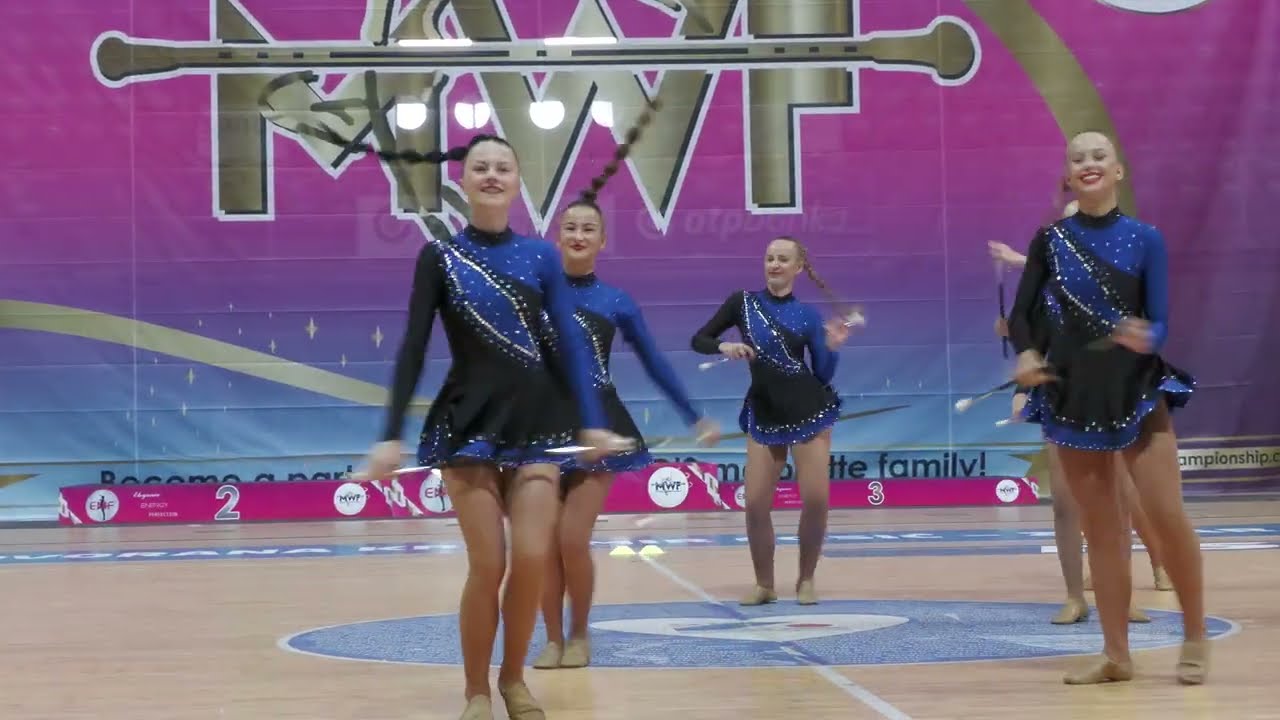 Majorettes DM STUDIO DAČICE / Baton mini seniors,  Zadar 2023 Majorette World Championship