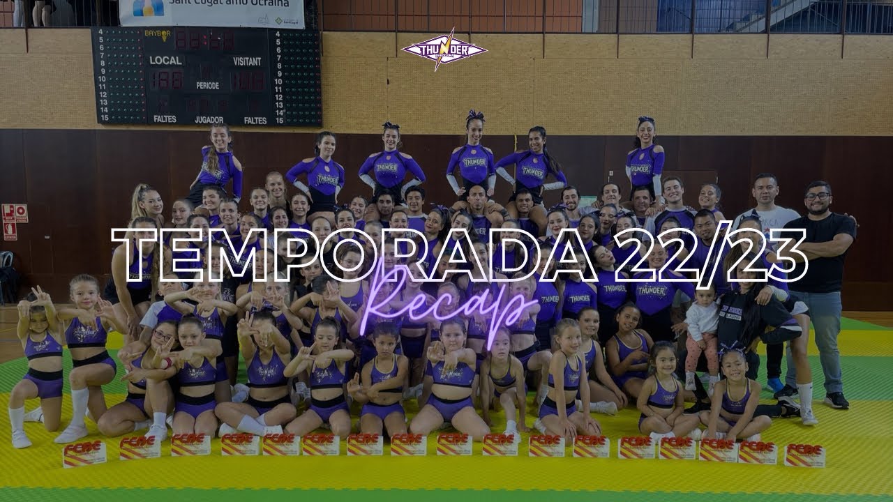 SEASON 2022-2023 RECAP 💫 | Cheerleading | Thunder Barcelona