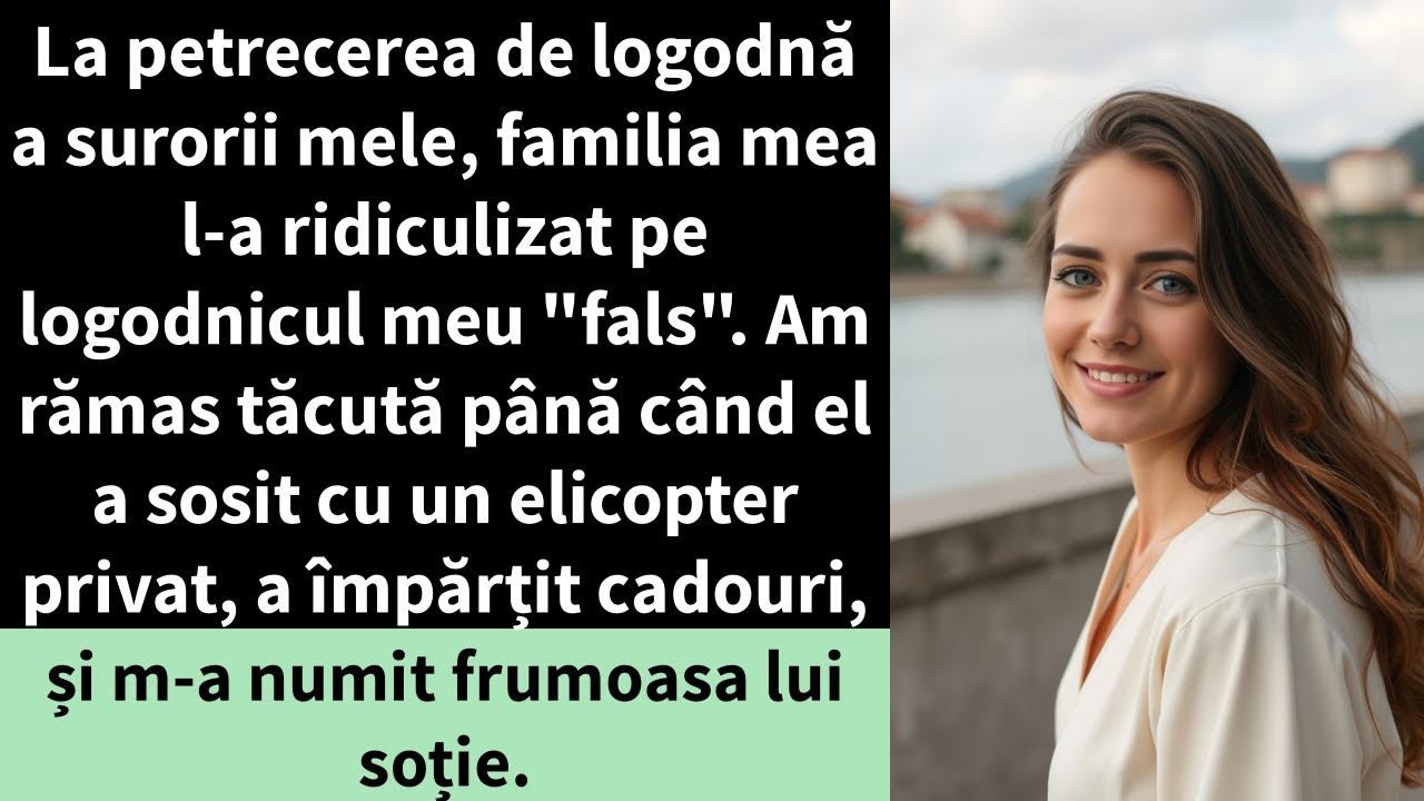 La petrecerea de logodnă a surorii mele, familia mi-a ridiculizat logodnicul 
