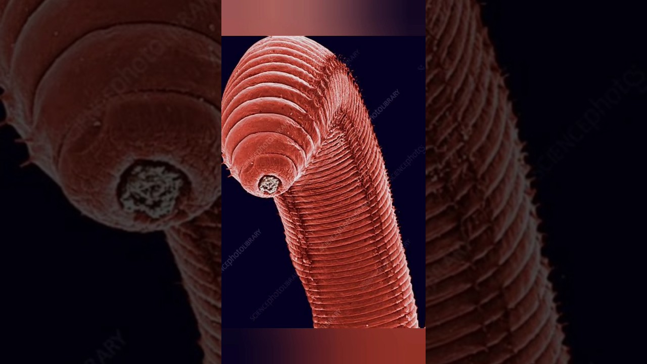 earth worms face in micro scope🔥 #trending shots#viralshots #viral