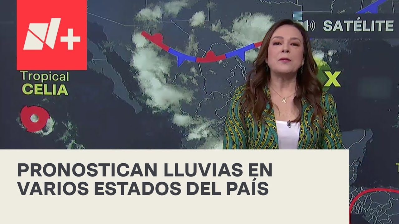 Será un día nublado y lluvioso en la República Mexicana - Las Noticias con Carlos Hurtado