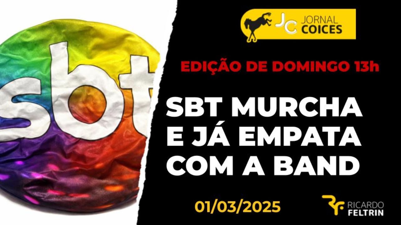 JC - DE TANTO ERRAR, SBT JÁ EMPATA COM A BAND